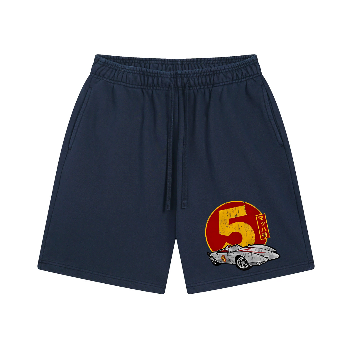 Speed Racer Mach 5 Vintage Washed Cotton Shorts