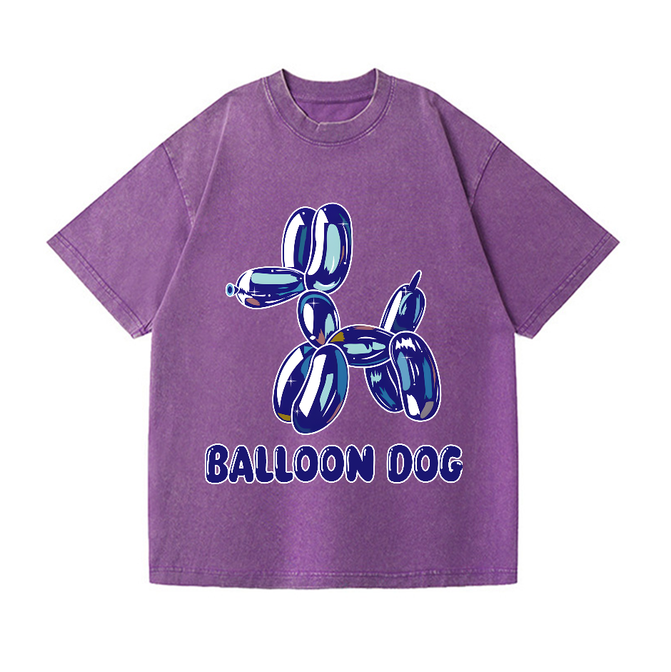 Koons Balloon Dog Vintage Wash Japanese Design T-Shirt
