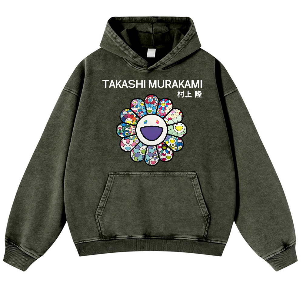 TM Vintage Washed Thick Cotton Hoodie