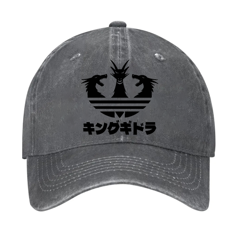 King Ghidorah Kaiju Vintage Cotton Cap