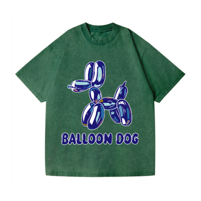 Koons Balloon Dog Vintage Wash Japanese Design T-Shirt