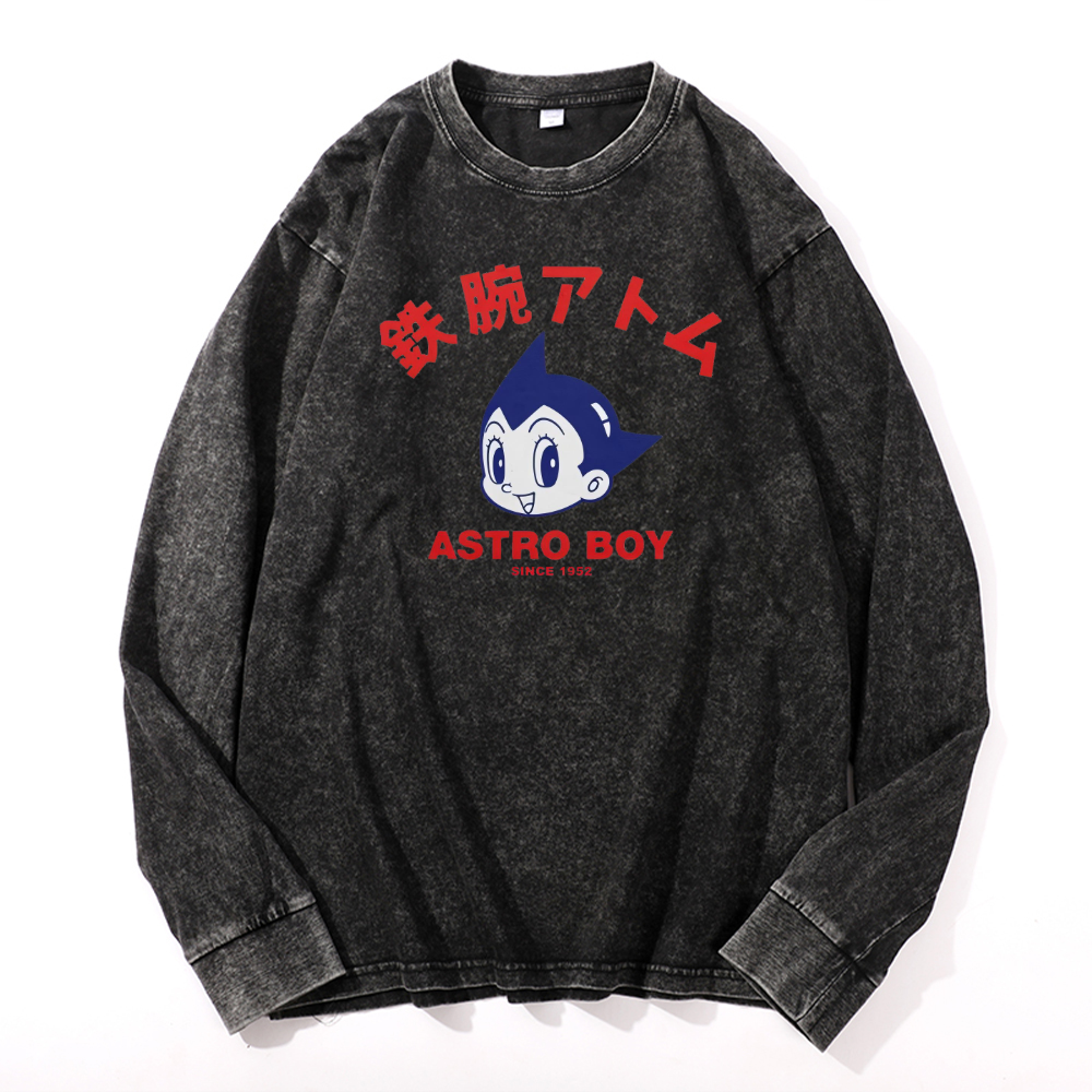 Astro Boy Vintage Cotton Wash Crewneck Sweatshirt