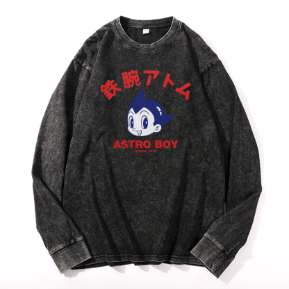 Astro Boy Vintage Cotton Wash Crewneck Sweatshirt