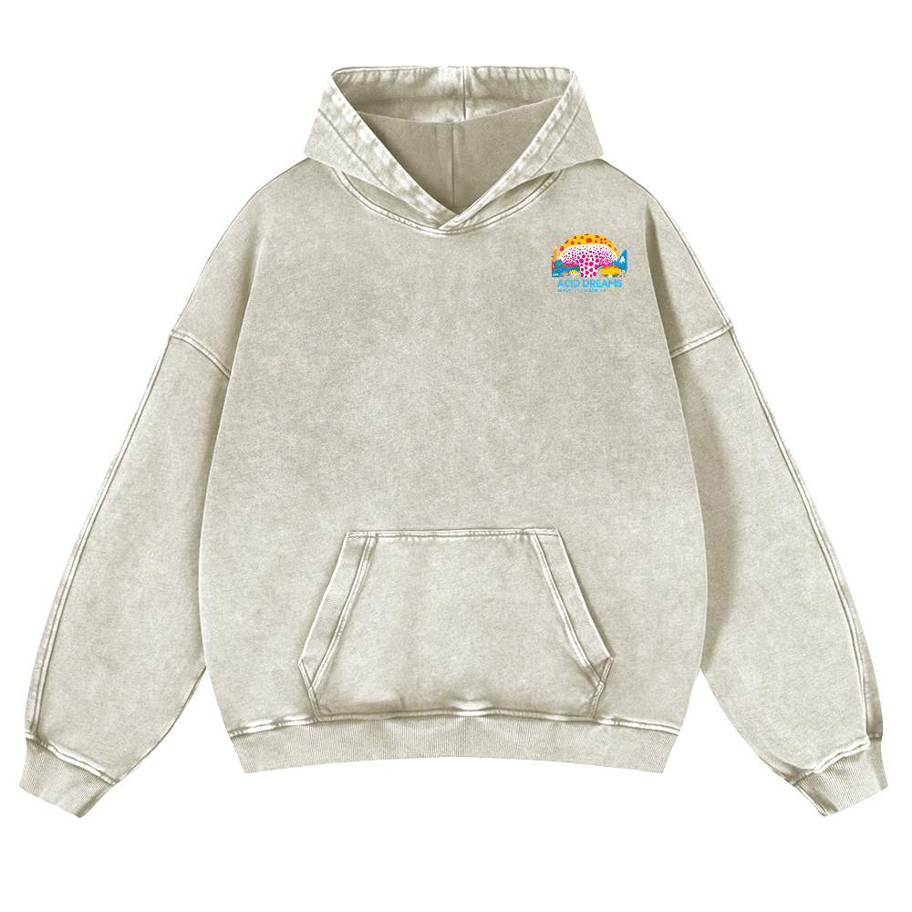 Yayoi Kusama Vintage Washed Cotton Back Art Hoodie