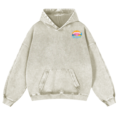 Yayoi Kusama Vintage Washed Cotton Back Art Hoodie