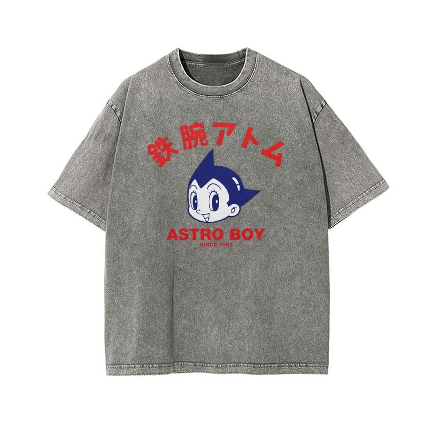Astro Boy Vintage Wash Japanese Design T-Shirt