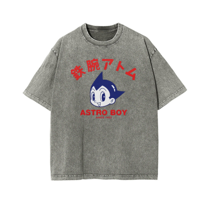 Astro Boy Vintage Wash Japanese Design T-Shirt