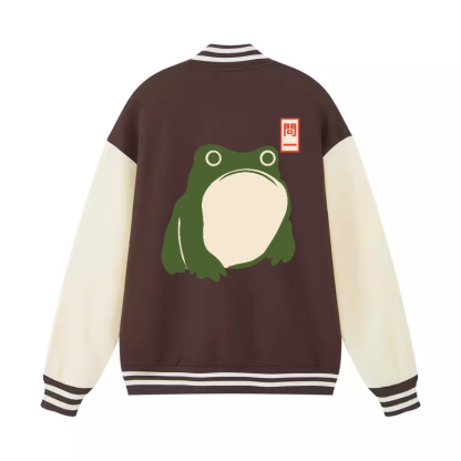 Matsumoto Hoji Frog Vintage Cotton Varsity Jacket