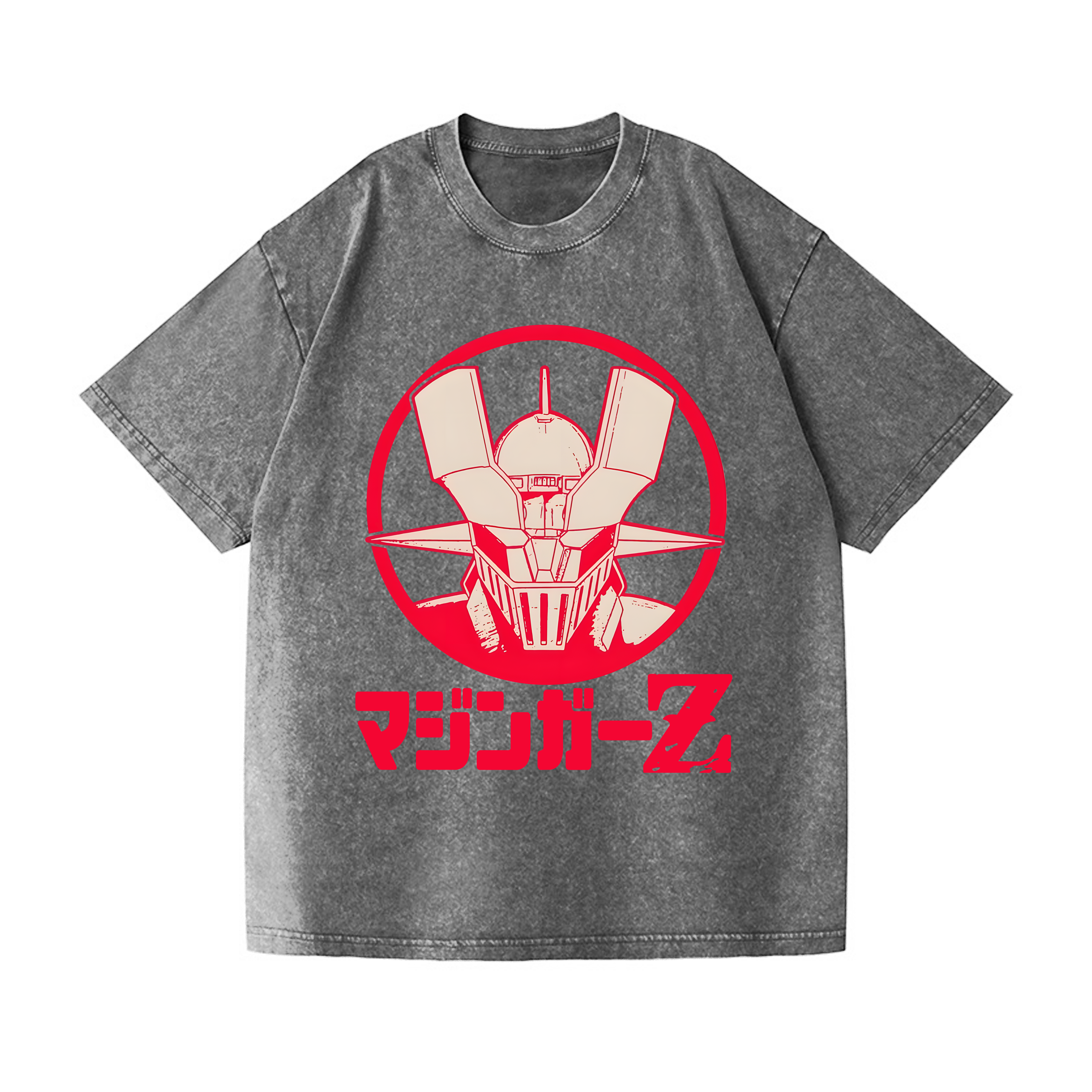 Mazinger Z Vintage Wash Japanese Design T-Shirt