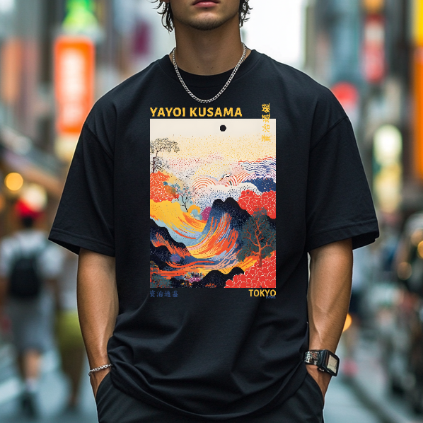 Yayoi Kusama Japanese Style Classic Tee