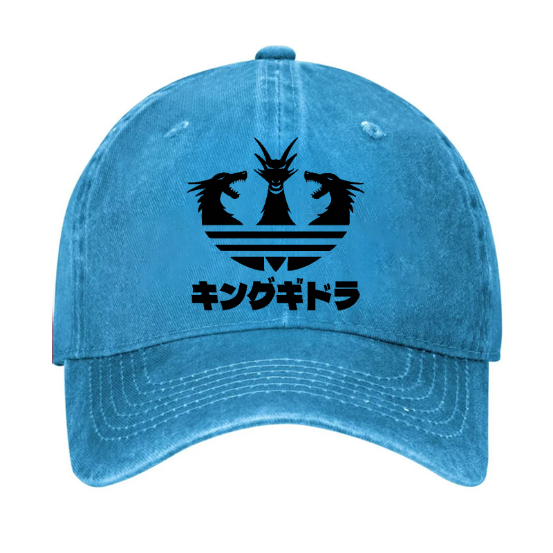 King Ghidorah Kaiju Vintage Cotton Cap