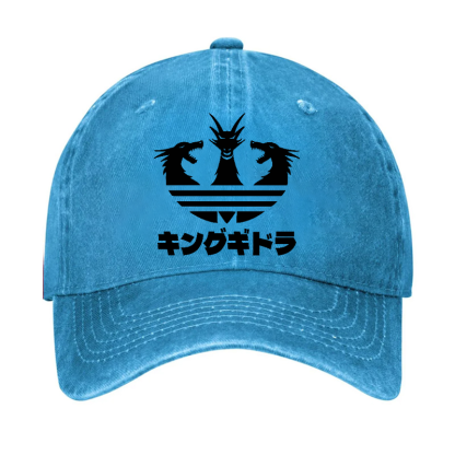 King Ghidorah Kaiju Vintage Cotton Cap