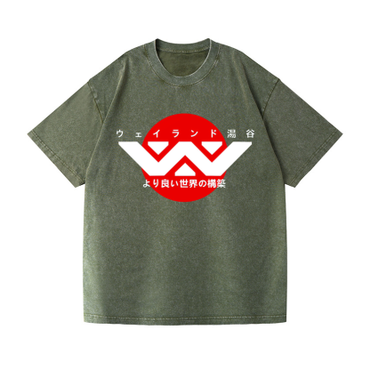 Weyland Alien Vintage Wash Japanese Design T-Shirt
