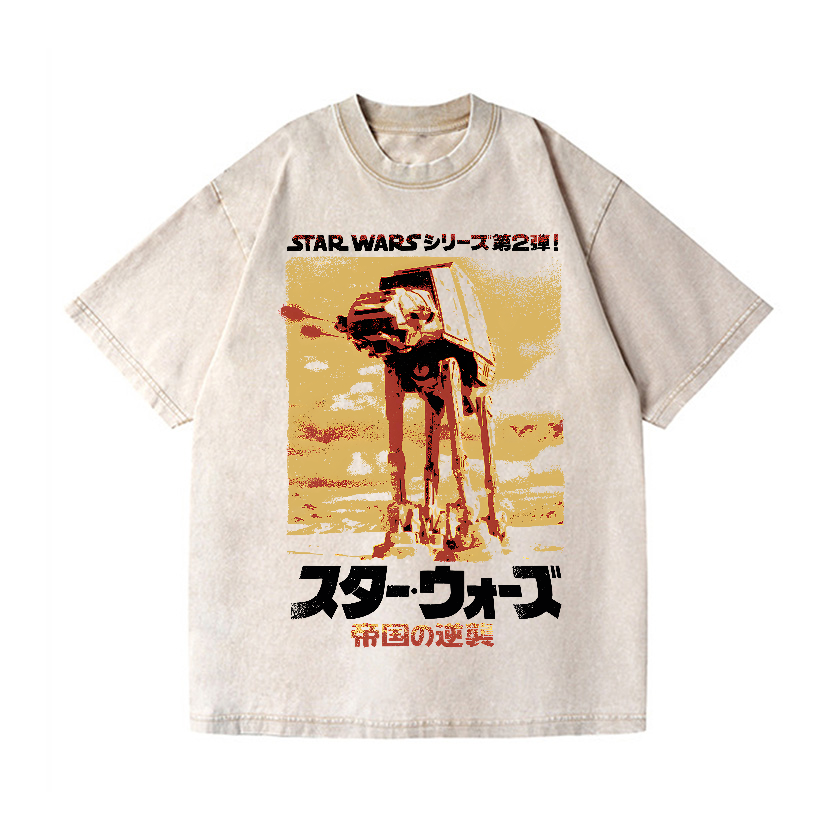 Star Wars Vintage Wash Japanese Design T-Shirt