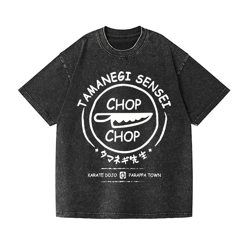 PaRappa the Rapper Vintage Wash Japanese Design T-Shirt