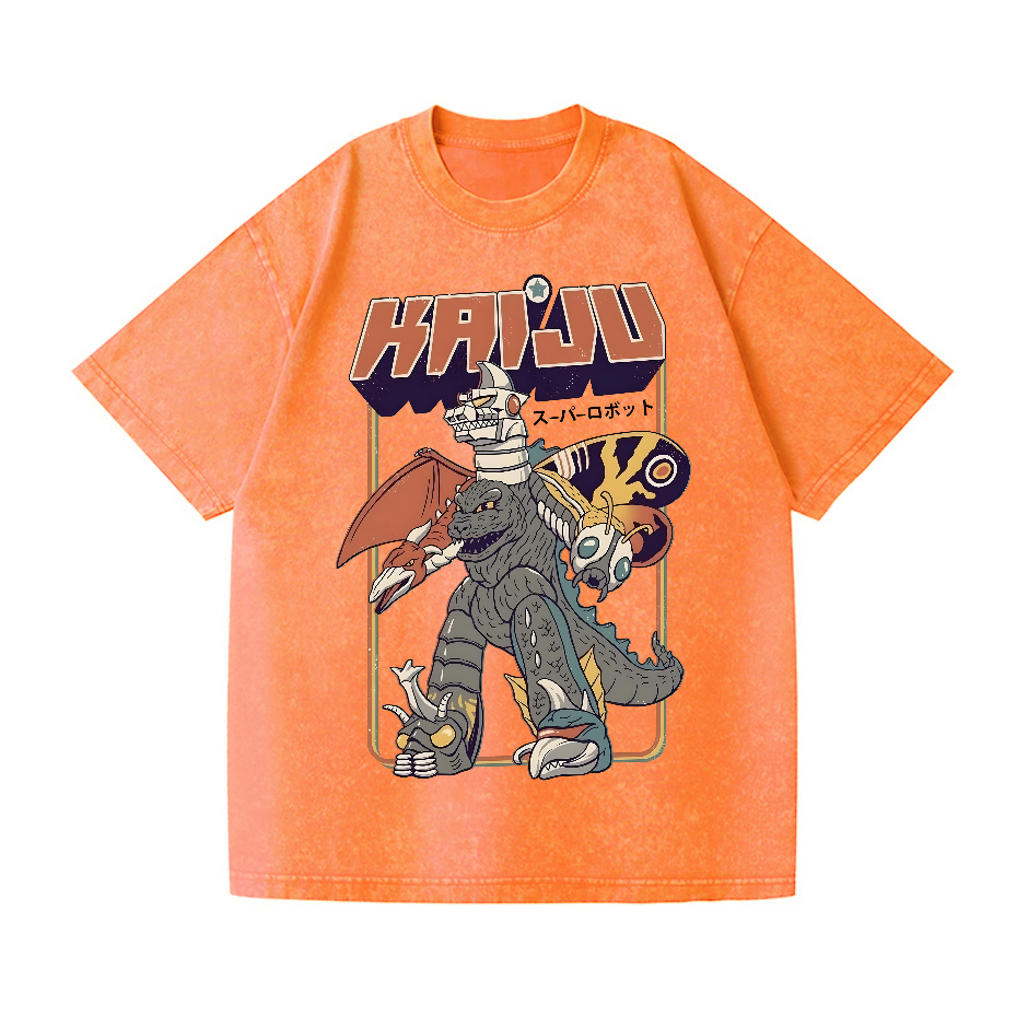 Mazinger Z Vintage Wash Japanese Design T-Shirt