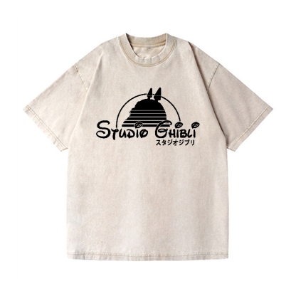 Studio Ghibli Totoro Vintage Wash Japanese Design T-Shirt