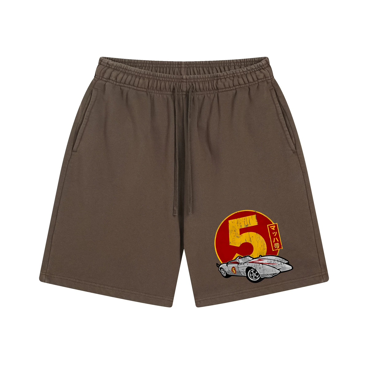 Speed Racer Mach 5 Vintage Washed Cotton Shorts