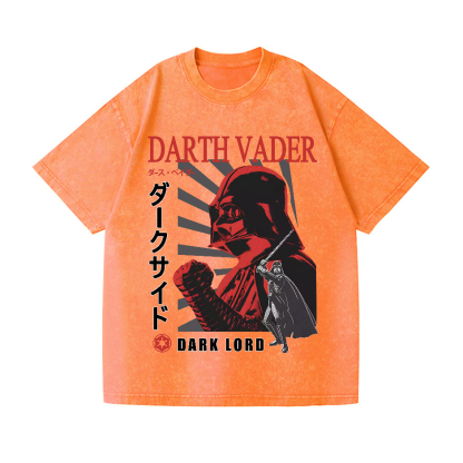 Star Wars Darth Vader Vintage Wash Japanese Design T-Shirt