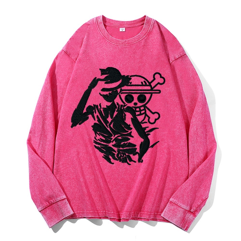 OP Vintage Cotton Wash Crewneck Sweatshirt