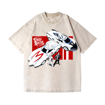 Speed Racer Vintage Wash Japanese Design T-Shirt