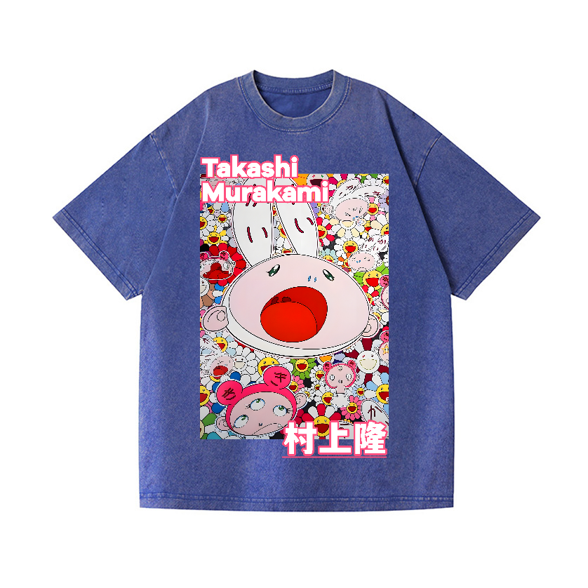 Rabbit TM Vintage Wash Japanese Design T-Shirt