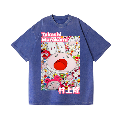 Rabbit TM Vintage Wash Japanese Design T-Shirt
