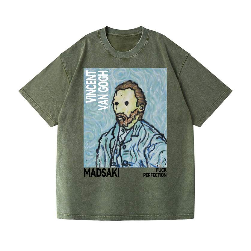 Madsaki Fuck Perfection Vintage Wash Japanese Design T-Shirt
