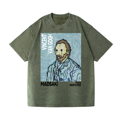 Madsaki Fuck Perfection Vintage Wash Japanese Design T-Shirt