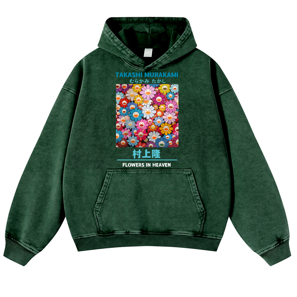 Sunflower TM Vintage Washed Thick Cotton Hoodie
