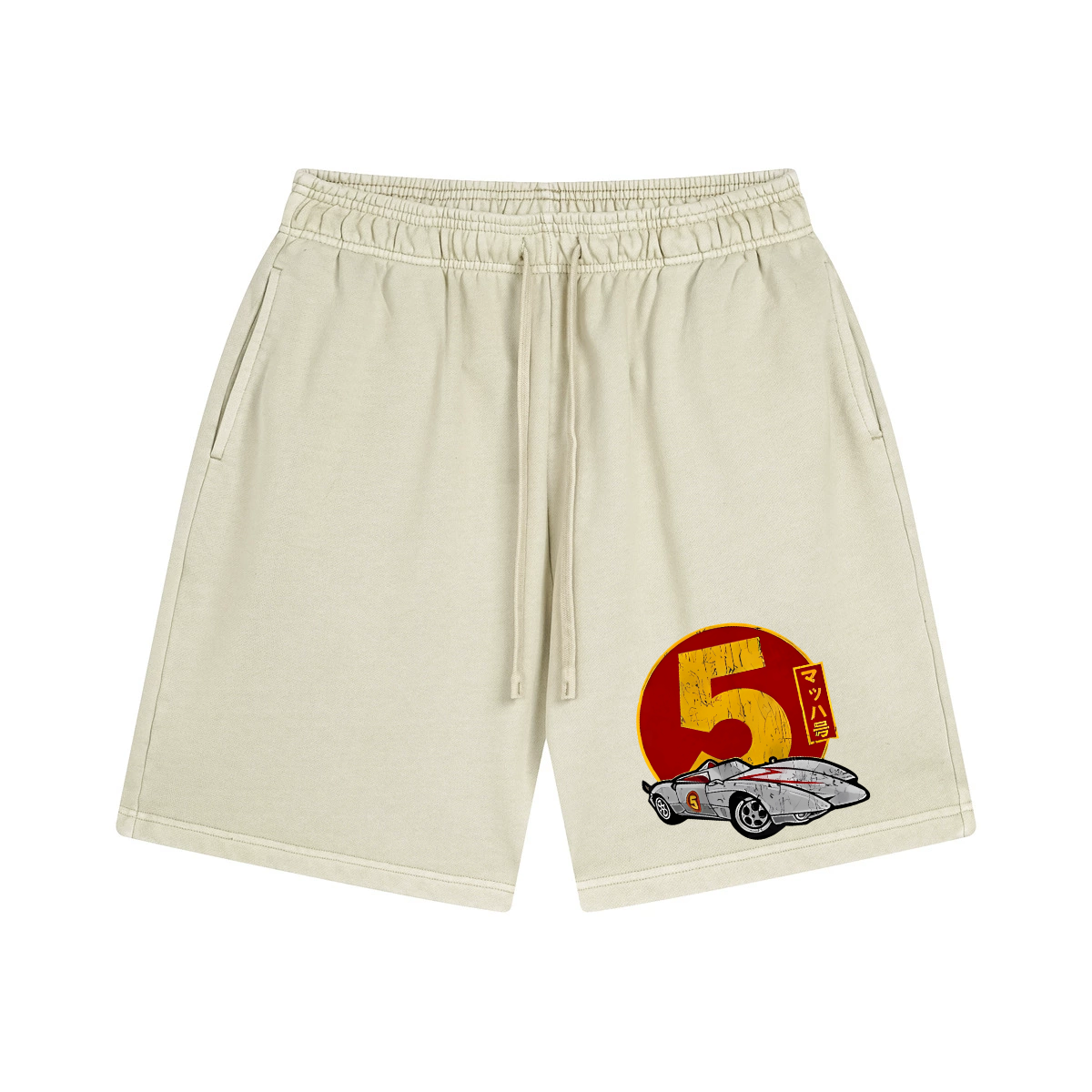 Speed Racer Mach 5 Vintage Washed Cotton Shorts