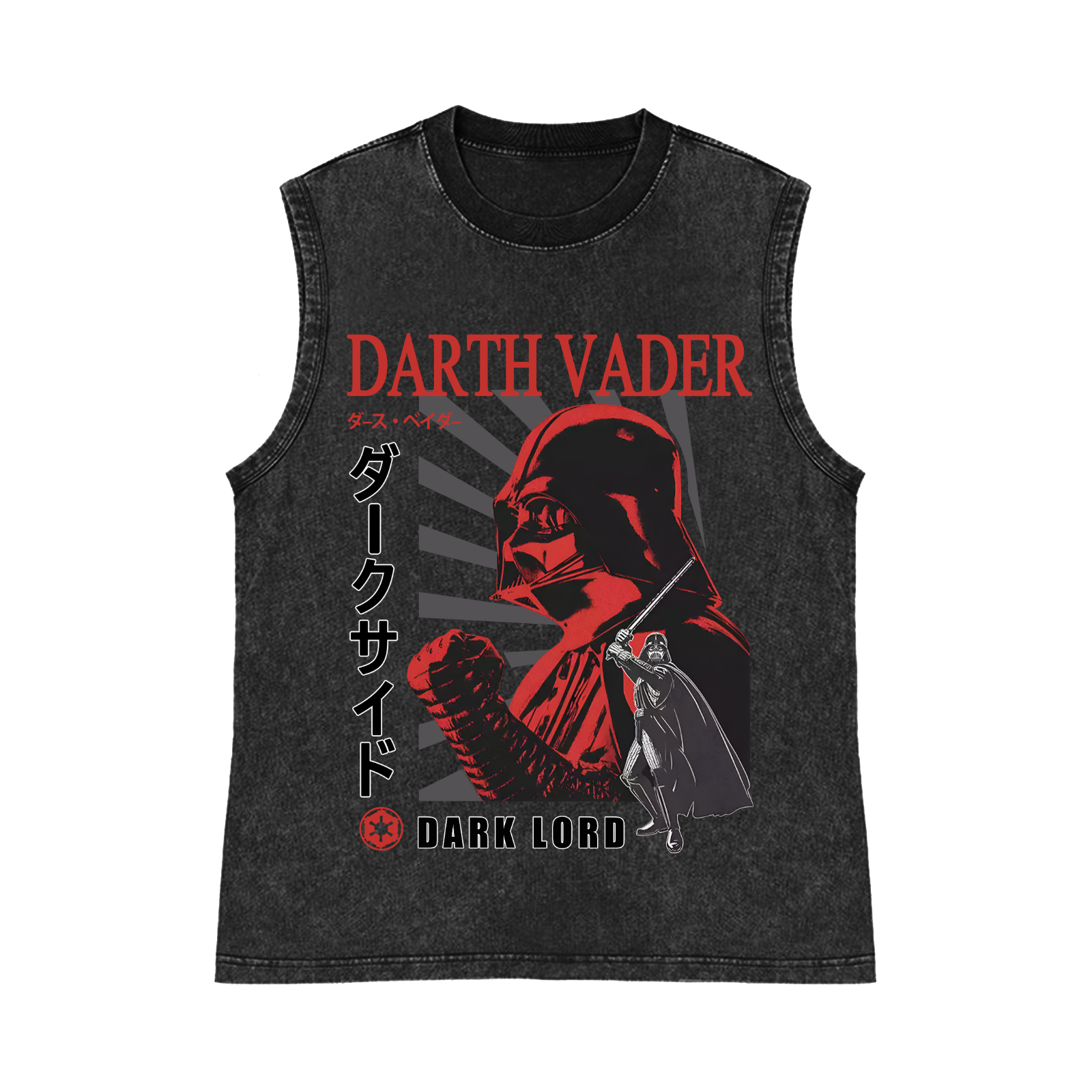 Star Wars Darth Vader Pure Cotton Wash-Dyed Sleeveless Tank Top
