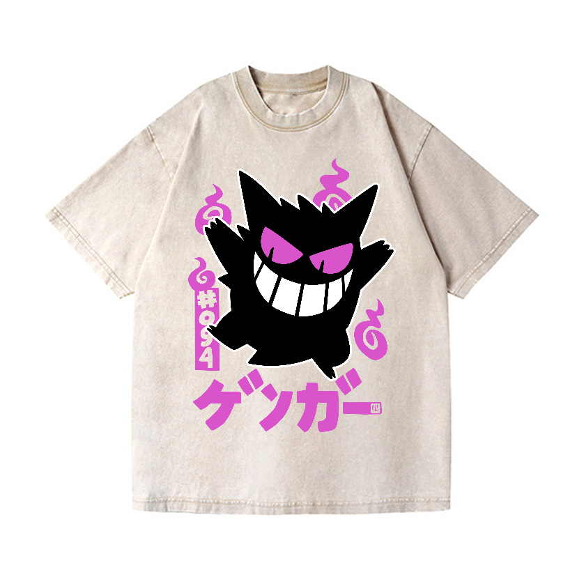 Ghost Vintage Wash Japanese Design T-Shirt