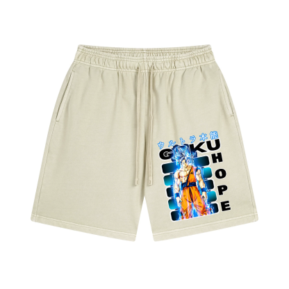 DB Son Goku Vintage Pure Thick Cotton Shorts