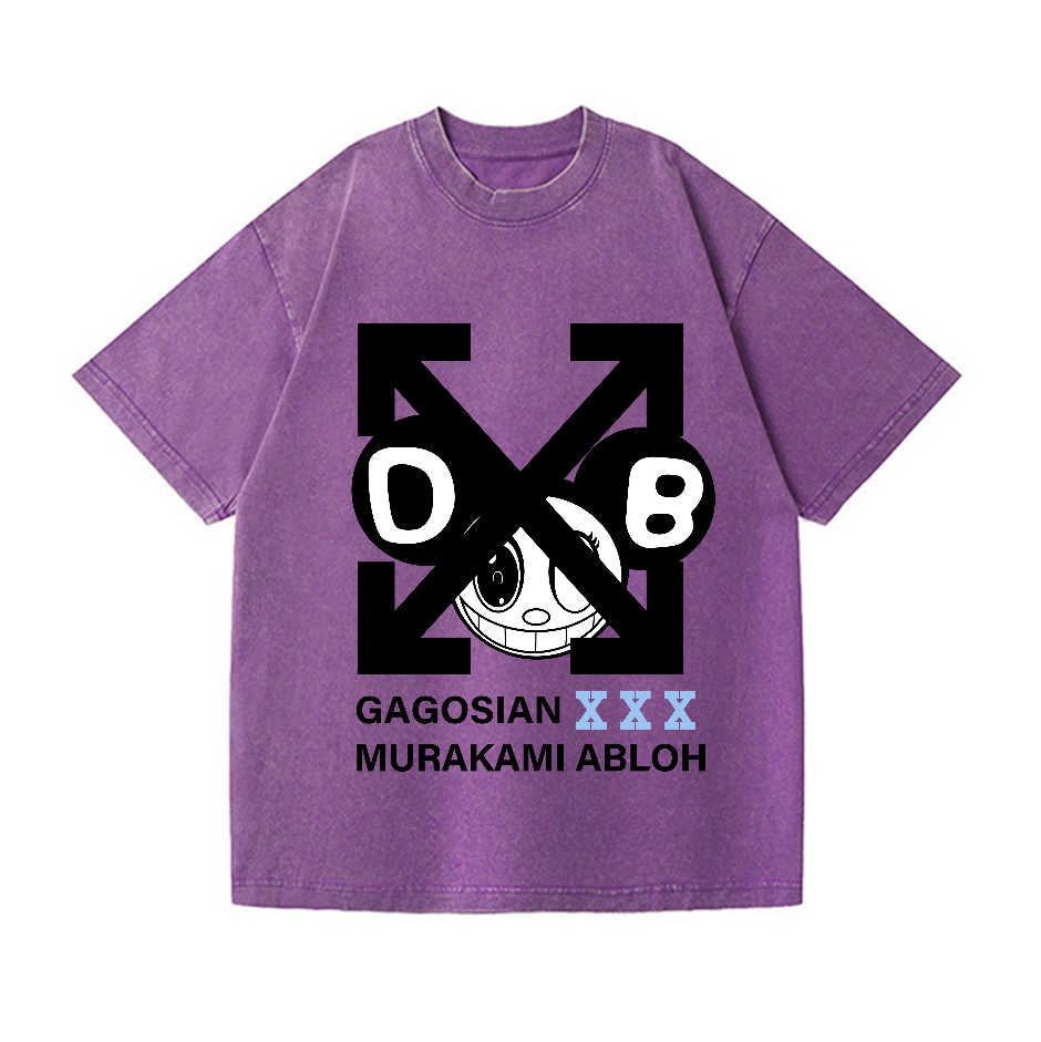 TM Abloh Vintage Wash Japanese Design T-Shirt