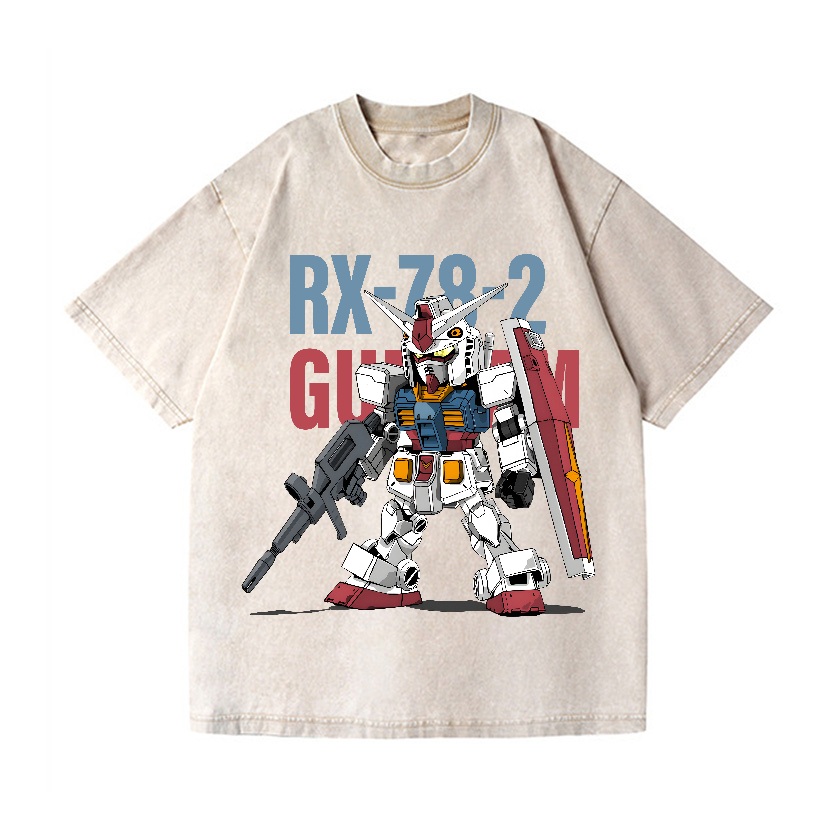 Gundam Vintage Wash Japanese Design T-Shirt