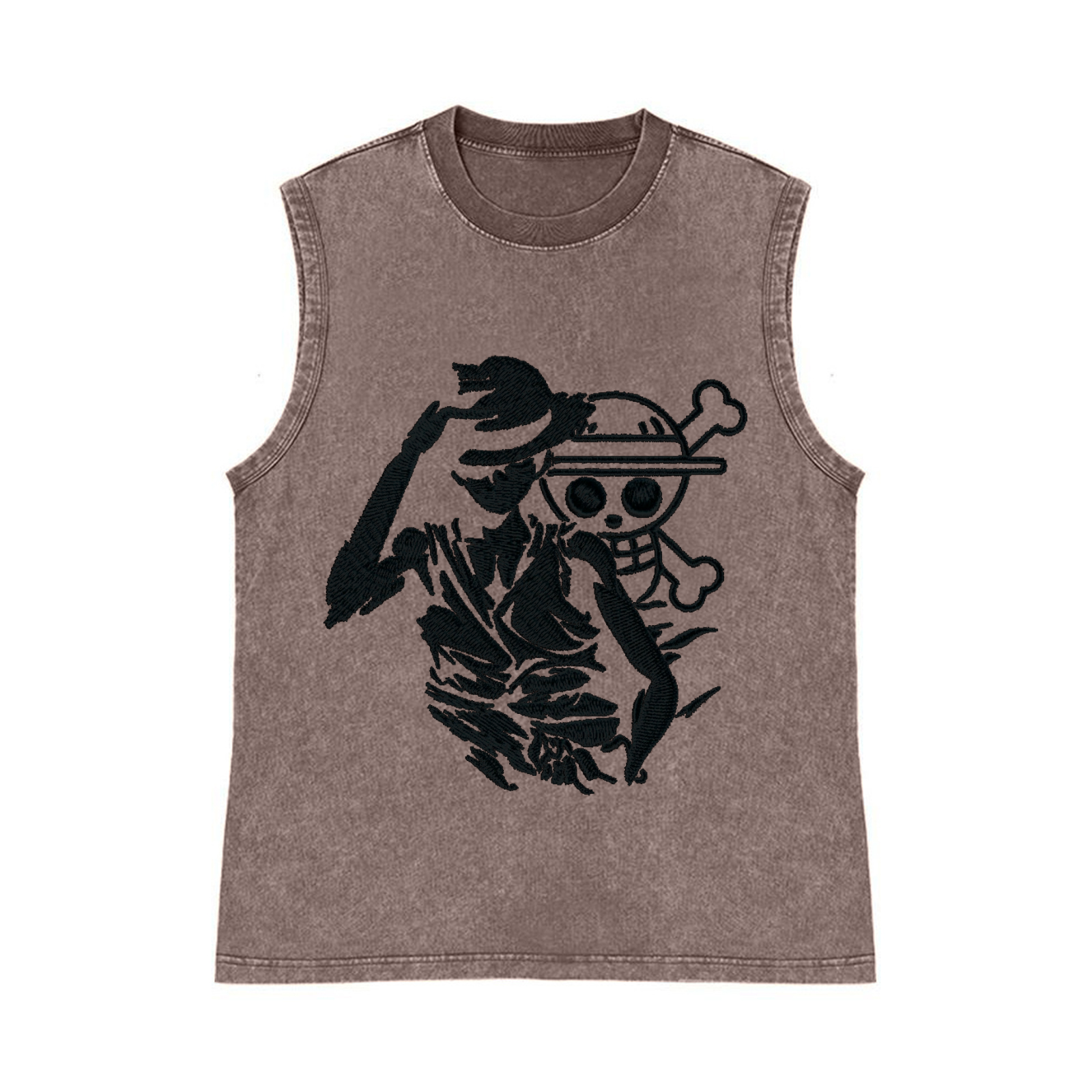 OP Pure Cotton Wash-Dyed Sleeveless Tank Top