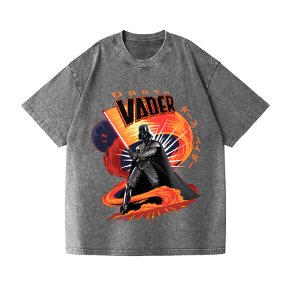 Star Wars Darth Vader Vintage Wash Japanese Design T-Shirt