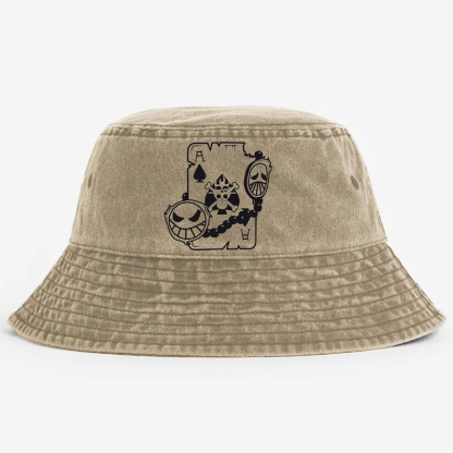 OP Skull Vintage 100% Cotton Bucket Hat