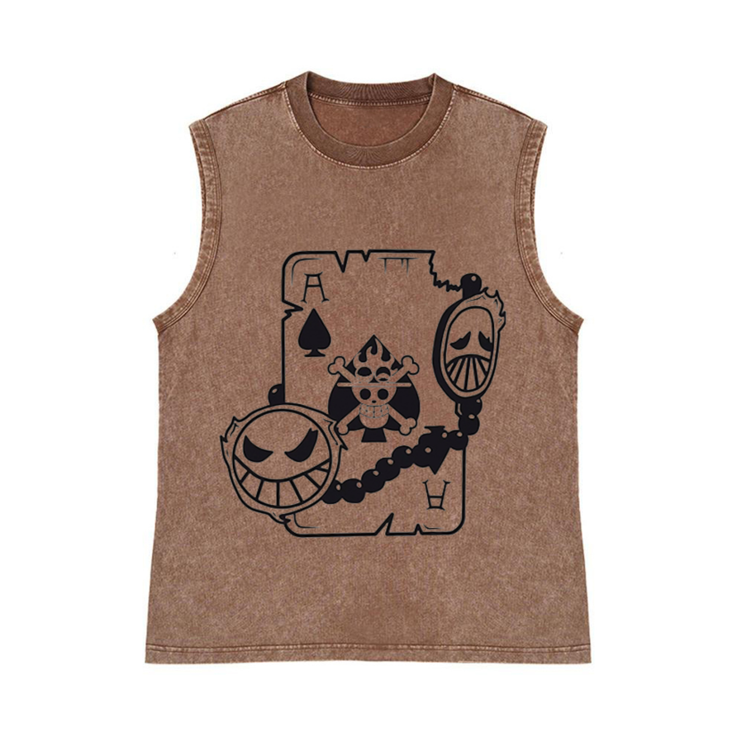 OP Pure Cotton Wash-Dyed Sleeveless Tank Top