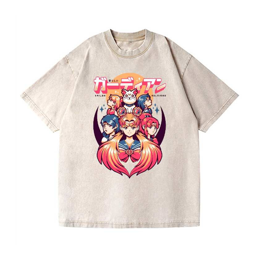 Sailor Moon Vintage Wash Japanese Design T-Shirt