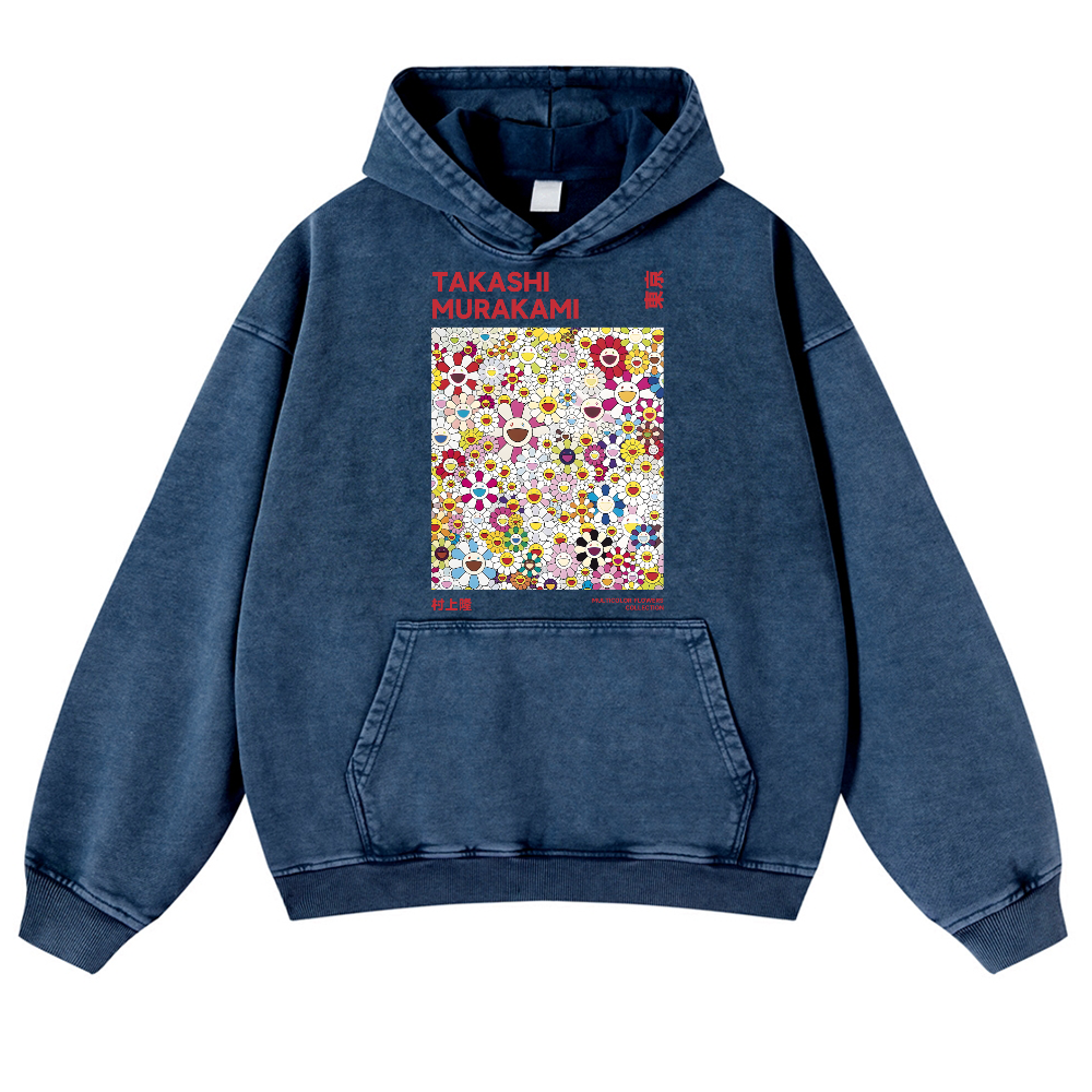 Sunflower TM Vintage Washed Thick Cotton Hoodie