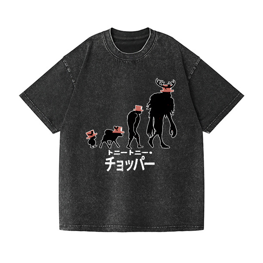 Tony Tony Chopper Vintage Wash Japanese Design T-Shirt