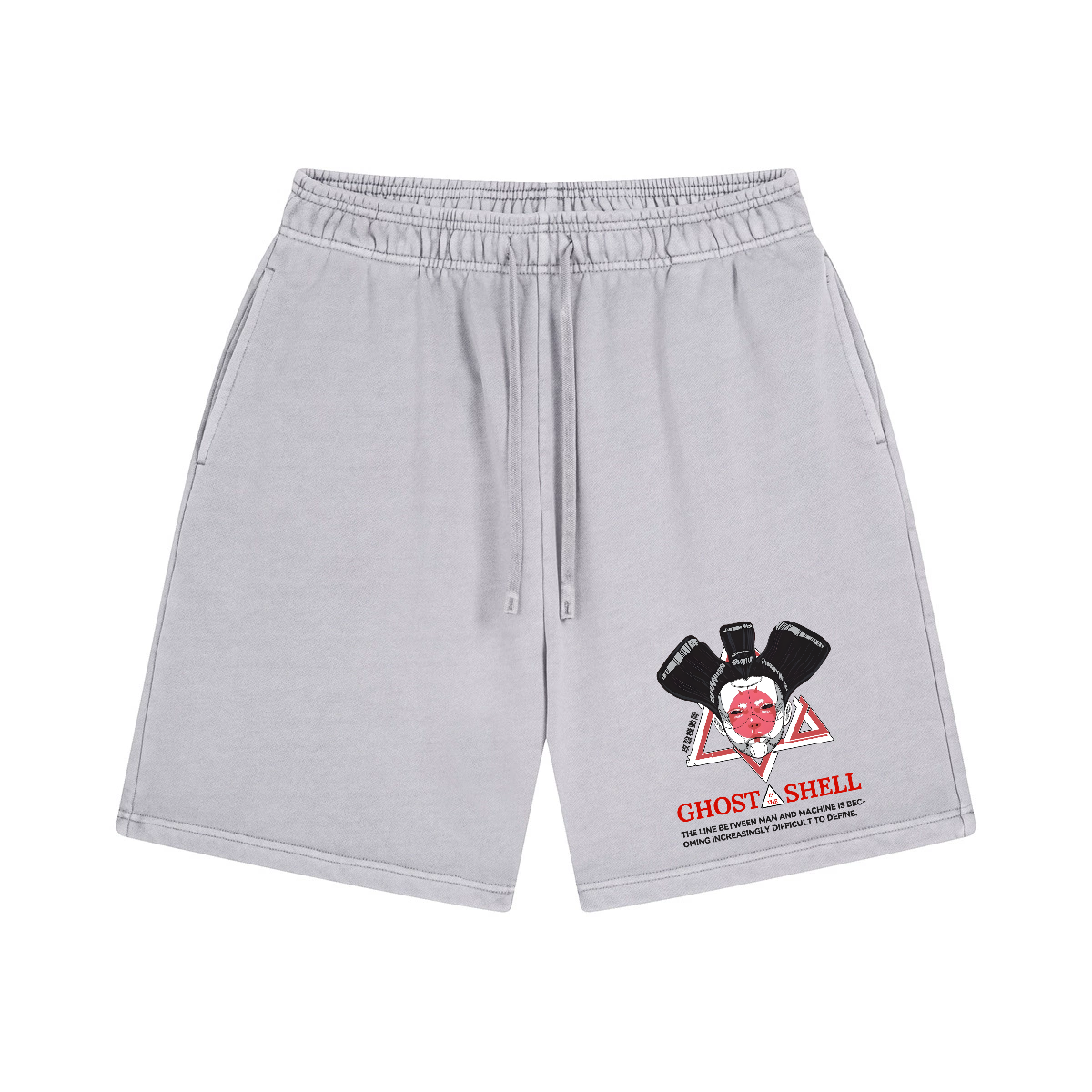 Ghost of the Shell Geisha Vintage Washed Cotton Shorts