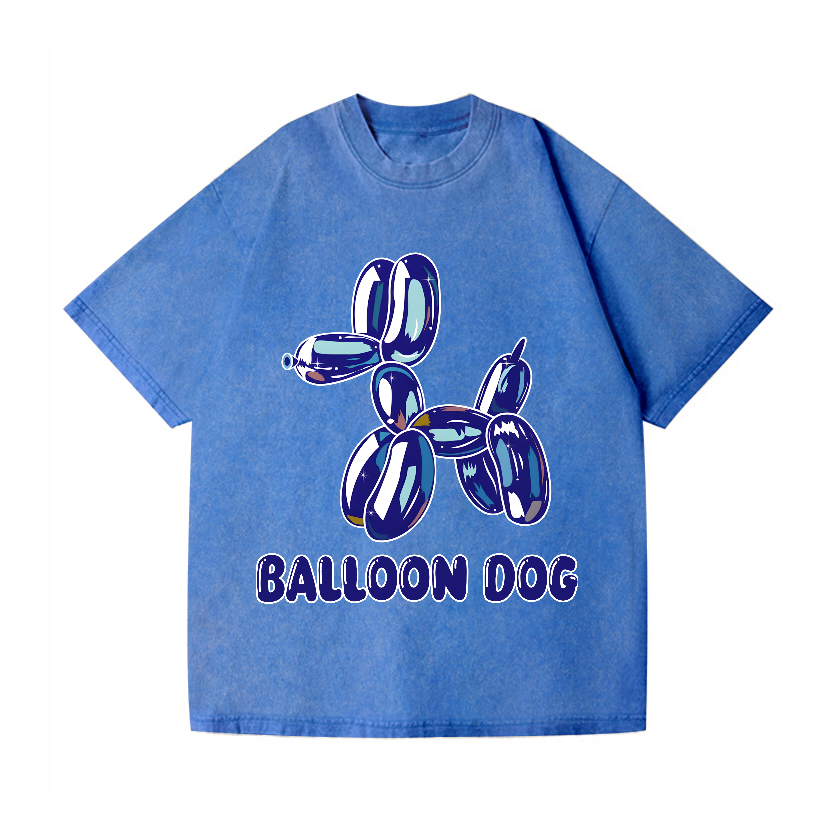 Koons Balloon Dog Vintage Wash Japanese Design T-Shirt