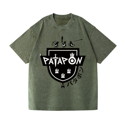 Patapon Vintage Wash Japanese Design T-Shirt