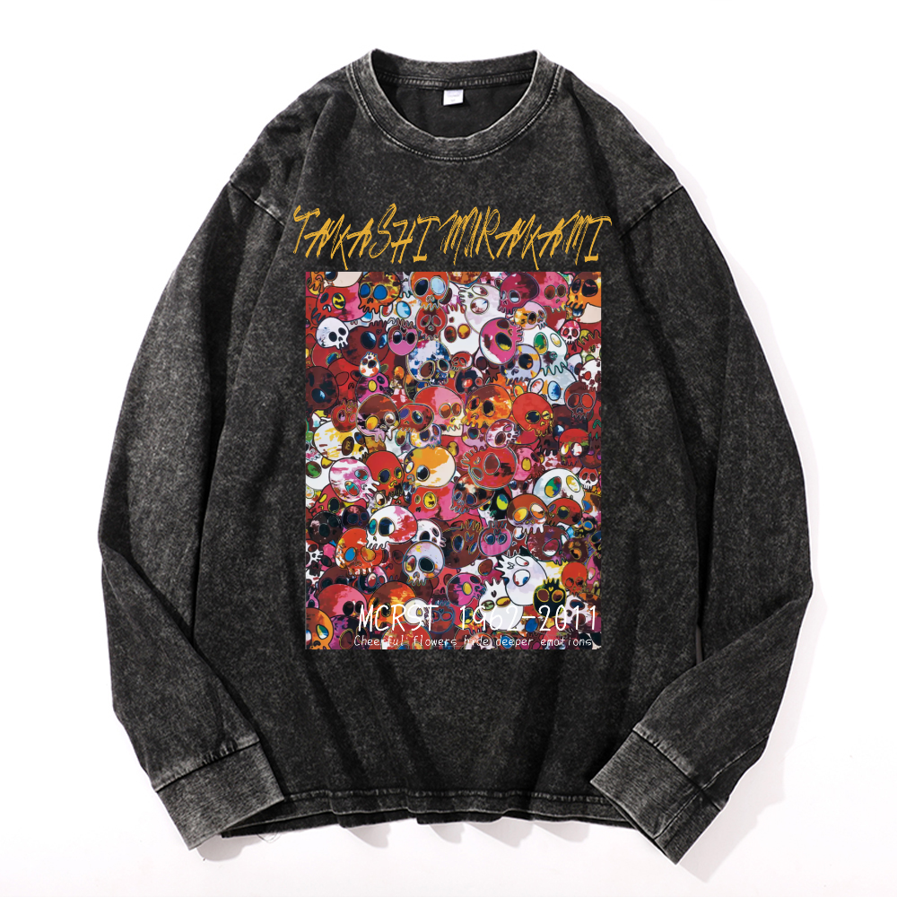 Sunflower TM Vintage Cotton Wash Crewneck Sweatshirt