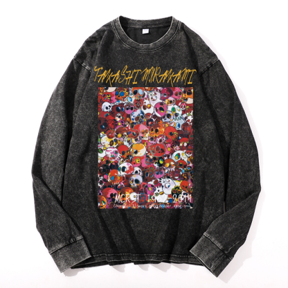 Sunflower TM Vintage Cotton Wash Crewneck Sweatshirt