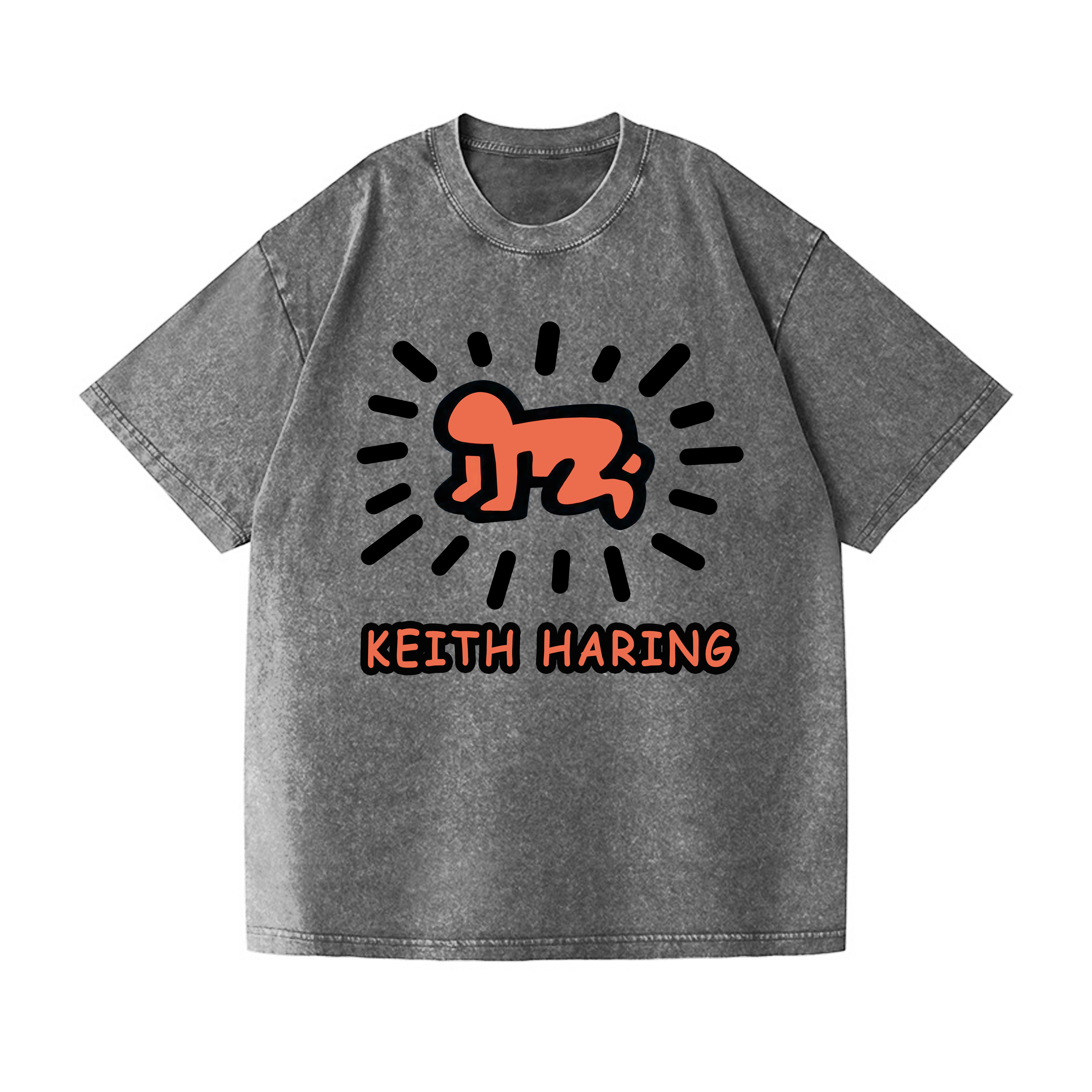 Keith Haring Vintage Wash Japanese Design T-Shirt