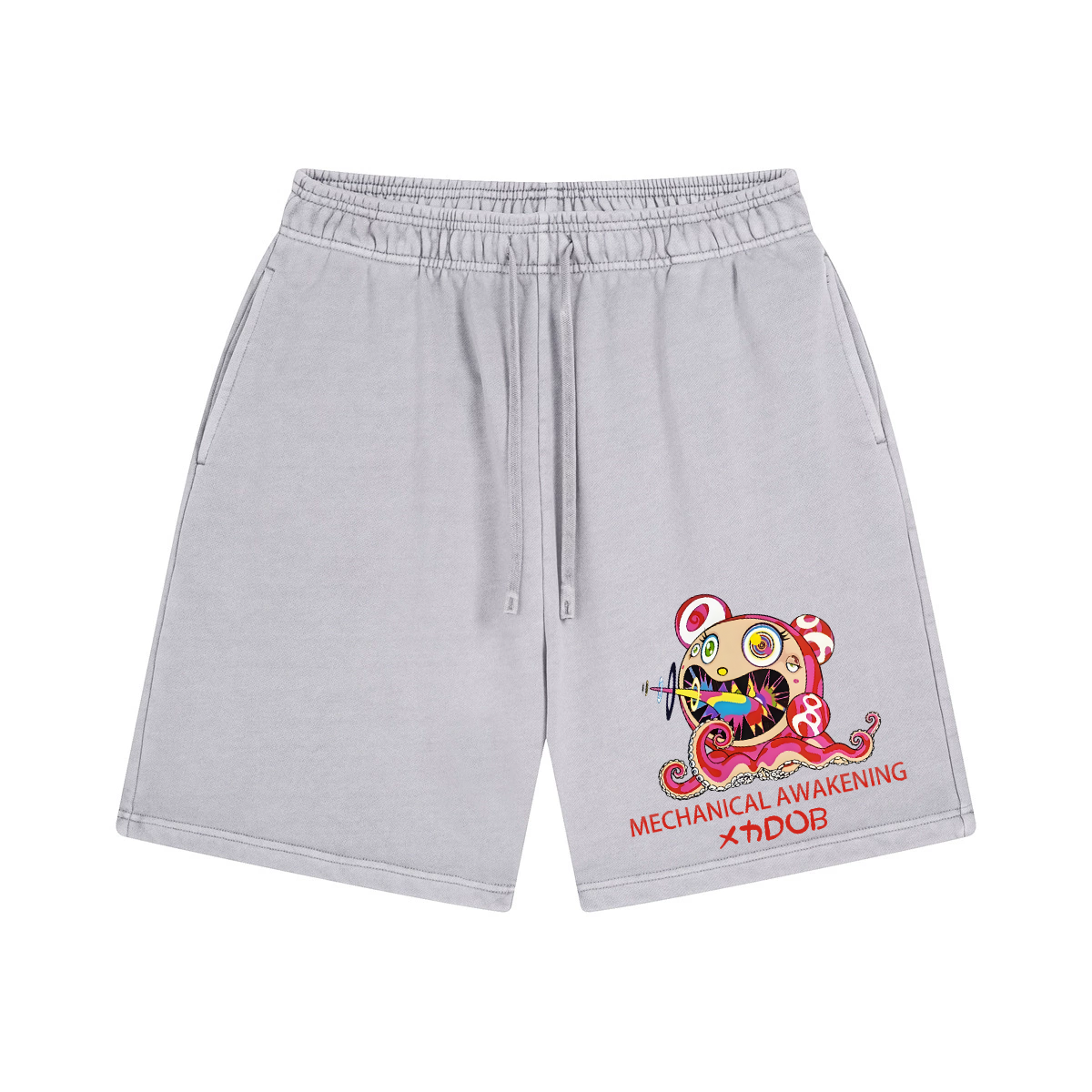 TM Sunflower Octopus Tokyo Japan Vintage Pure Thick Cotton Shorts